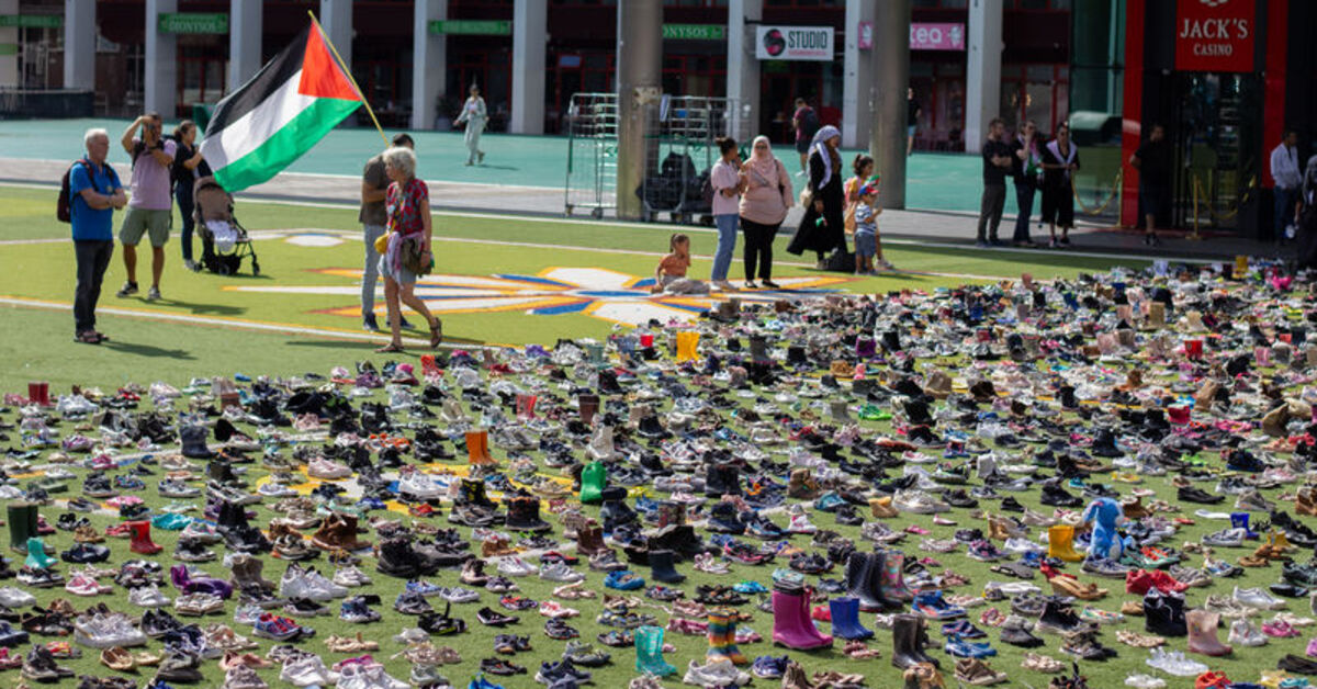 Hollanda’da, İsrail saldırılarında ölen Filistinli çocuklar için anma etkinliği yapıldı
