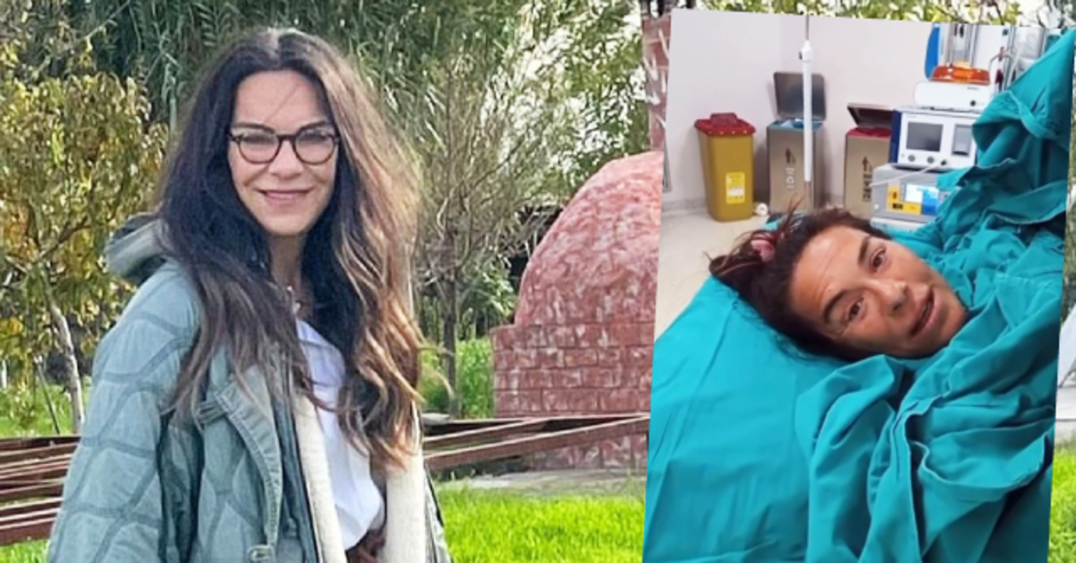 Oyuncu Filiz Taçbaş, yamaçtan inerken düştü