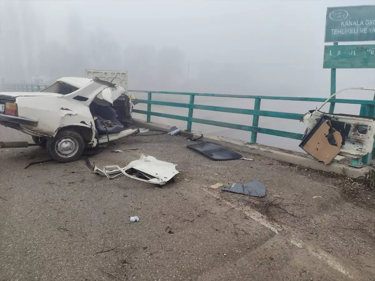 Seydişehir’de otomobil kazası: 2 yaralı