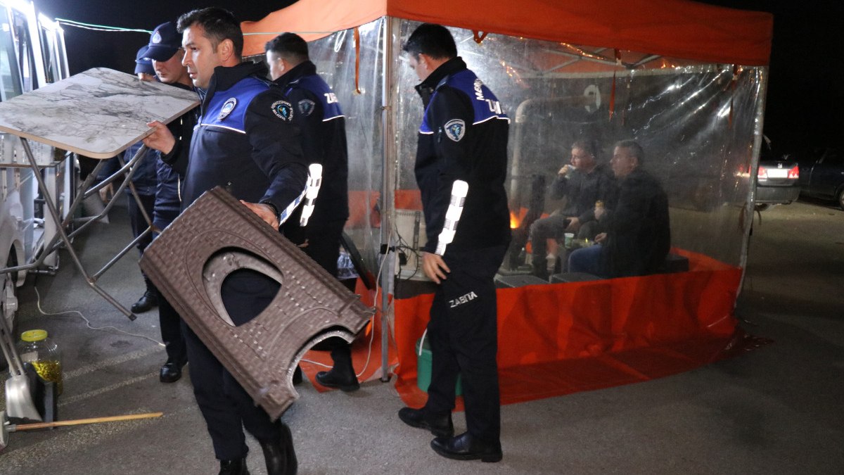 Denizli’de zabıtanın operasyonunda seyyarın sözleri: Bir daha yaparız, bizde para çok