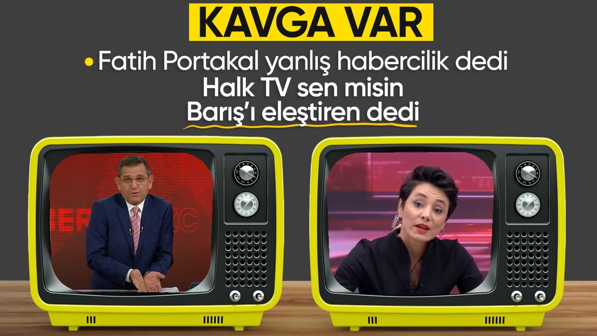 Fatih Portakal’ın Barış Pehlivan’ın gözaltına alınmasına ilişkin yorumuna Halk TV’den sert yanıt