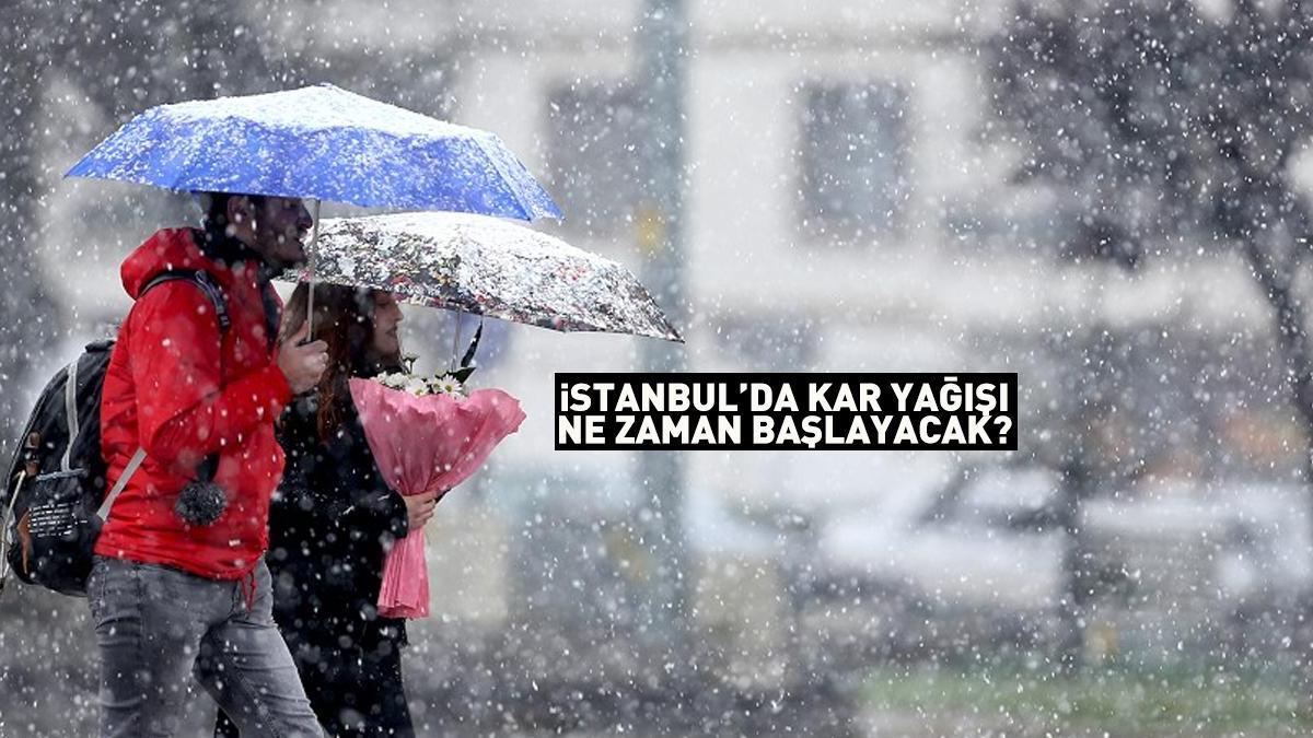 İstanbul’a kar ne zaman yağacak? Saat verildi, günlerce sürecek!
